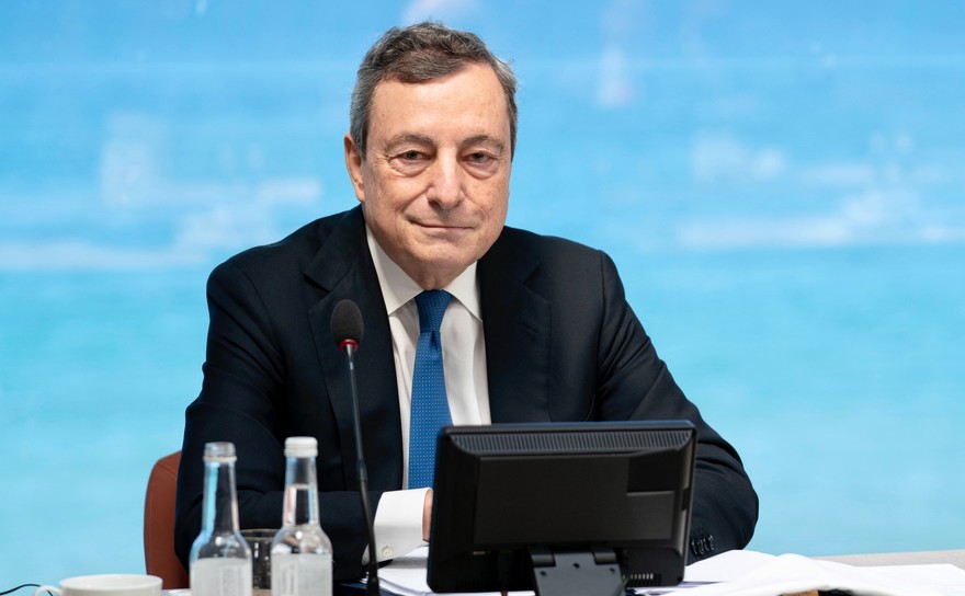 Draghi a tavola mangia le primizie dell’Agro Pontino