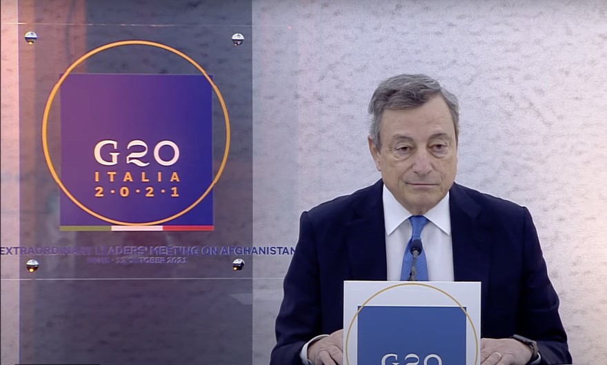 Afghanistan: le parole di Mario Draghi dopo il G20 straordinario