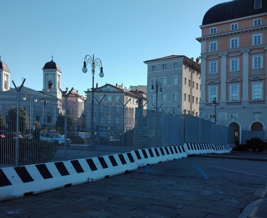 Trieste blindata per la manifestazione no green pass