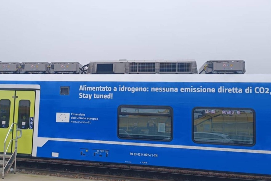 In Lombardia viaggia un treno che va ad idrogeno