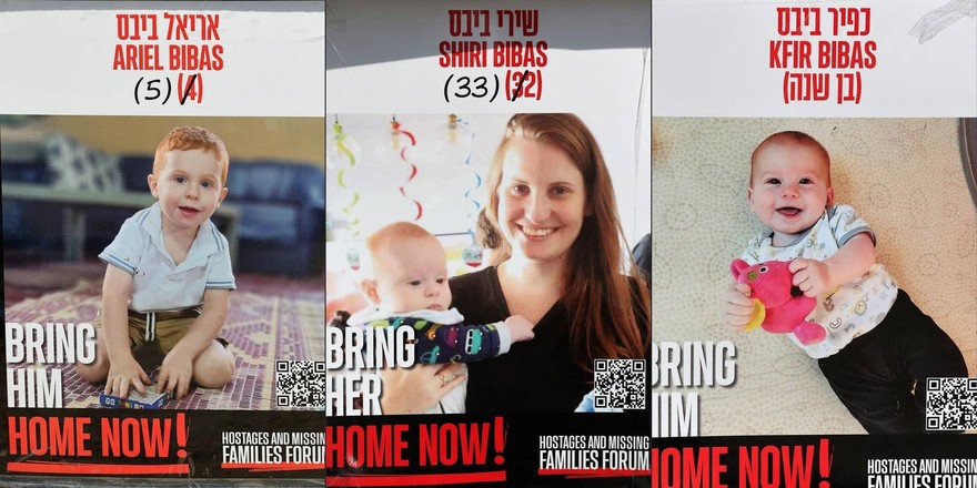 Israele, un corteo ai funerali dei Bibas