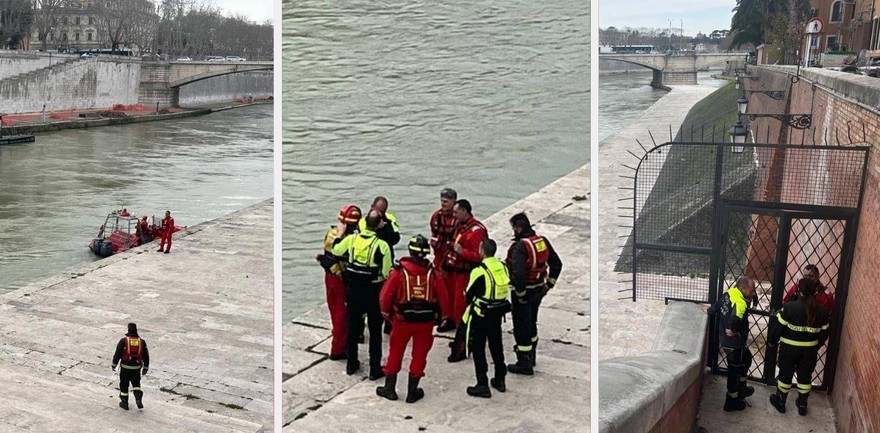 Roma, ragazzino disperso nel Tevere, ricerche in corso
