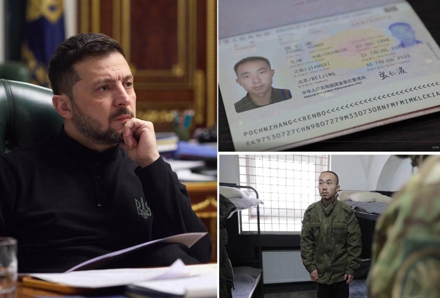 Soldati cinesi catturati in Ucraina