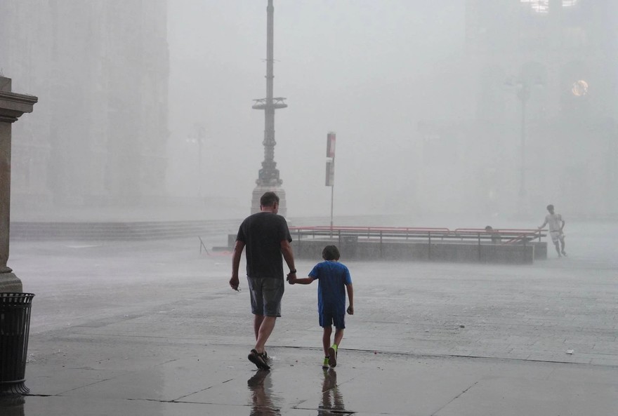 Maltempo sull'Italia, è allerta rossa in Lombardia